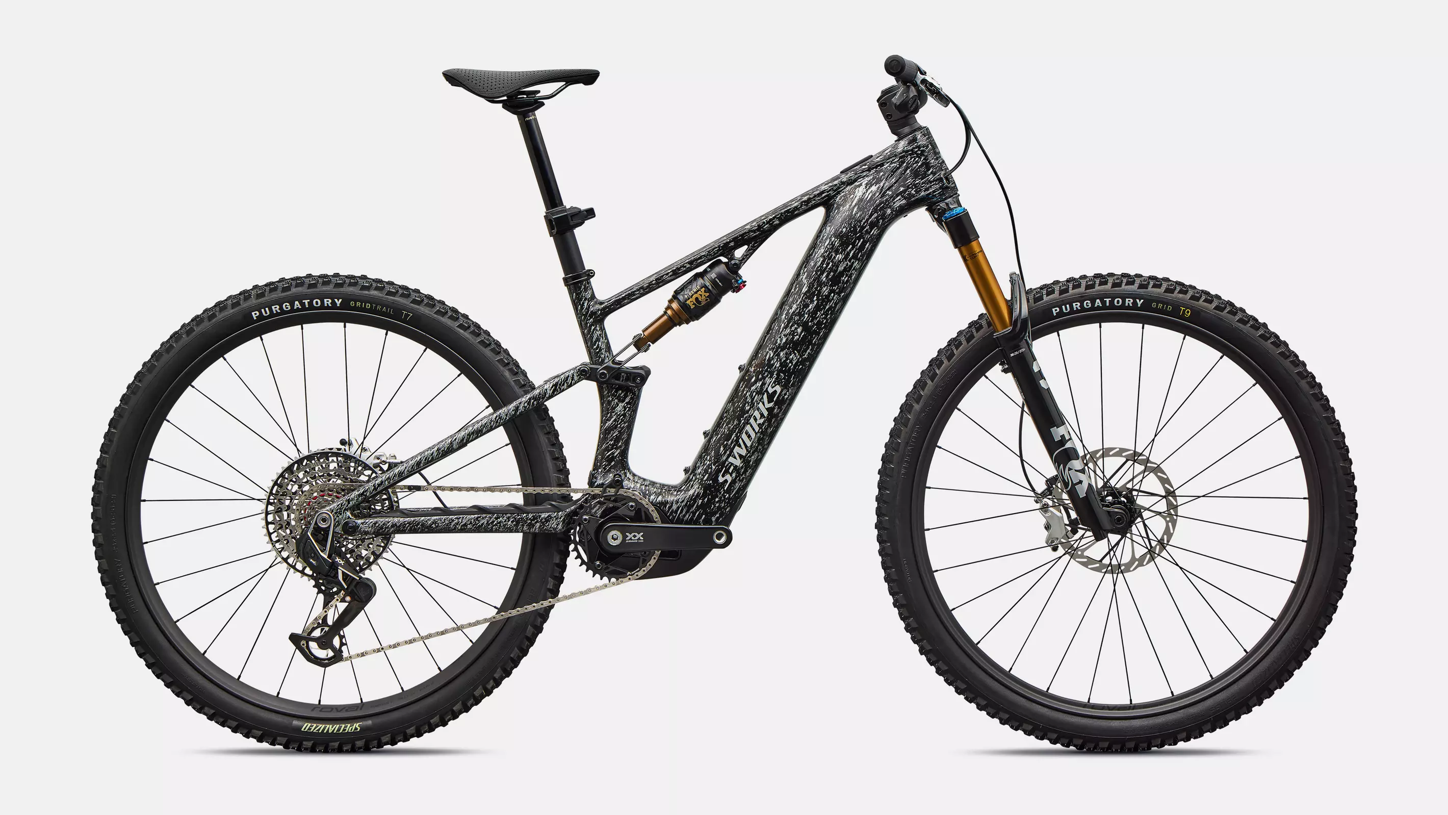 Specialized Levo R S-Works Gloss Shadow Silver - 840 Wh - 29 Zoll - Diamant (2026)