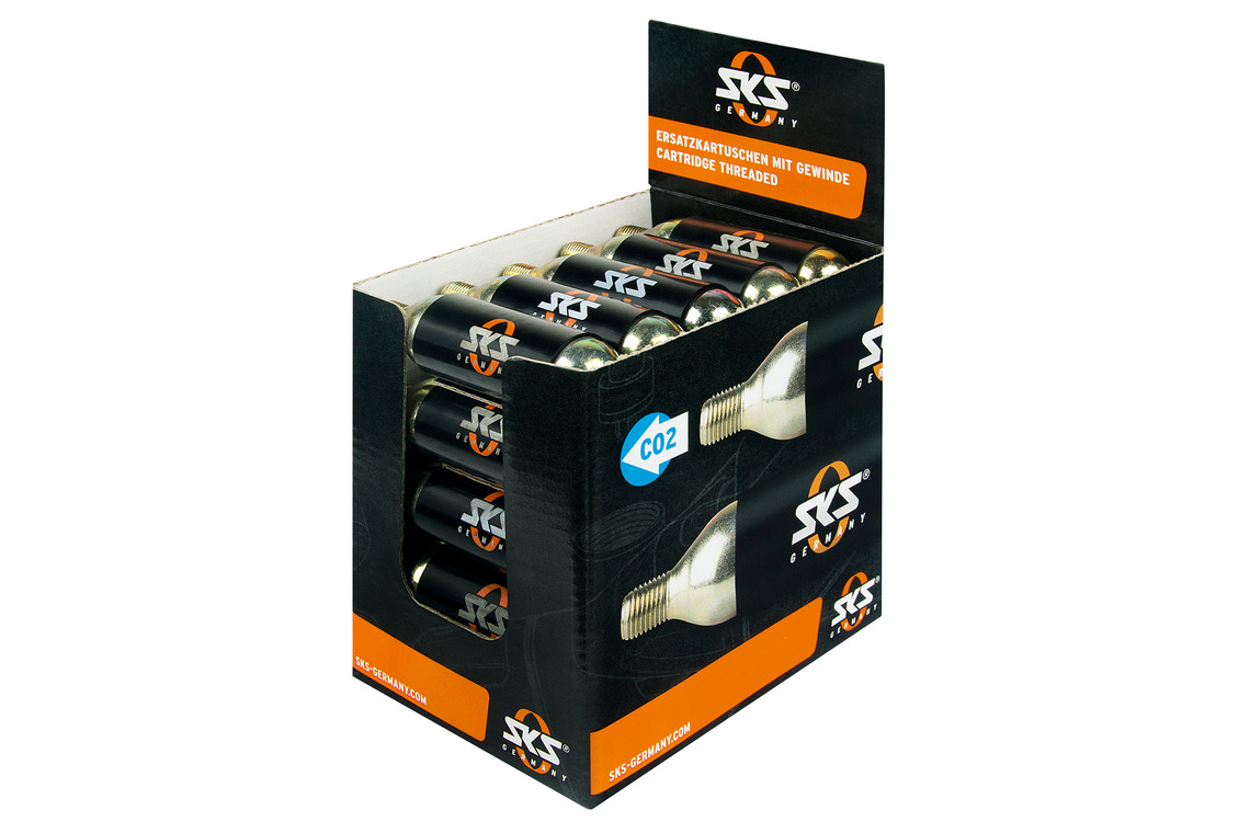 CO2-Kartuschendisplay 16g, 25