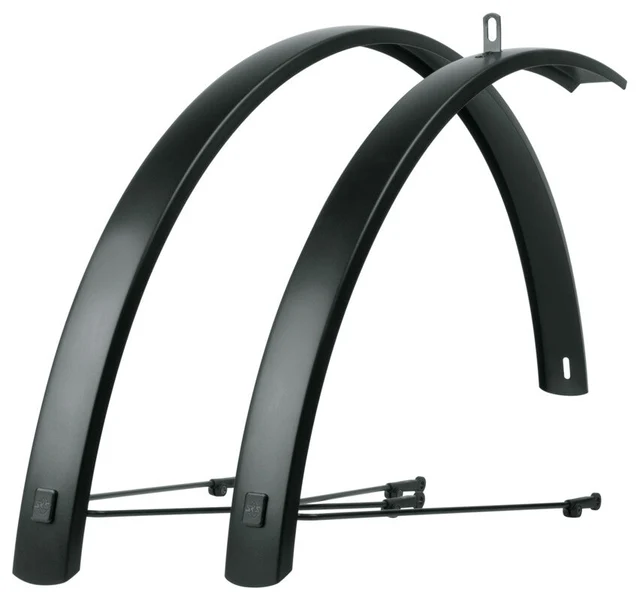 Trekkingbleche SKS EDGE AL 28", 46mm, schwarz matt, Aluminiu