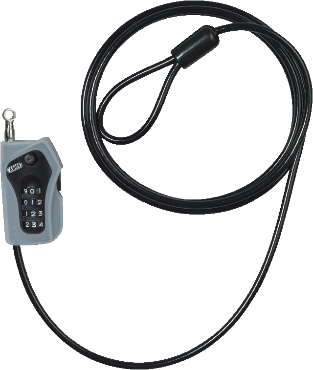 Abus Combiloop 205/200 black Schwarz