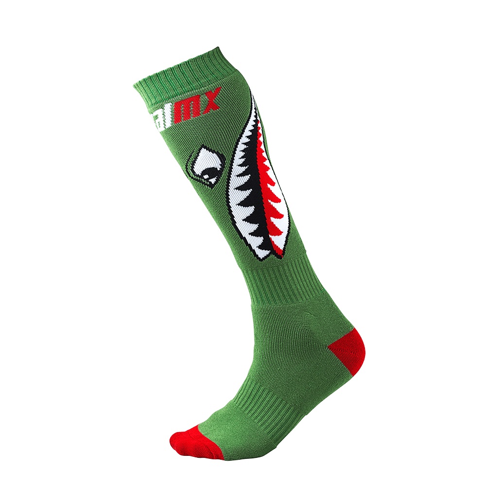 PRO MX Sock Youth BOMBER green OneSize