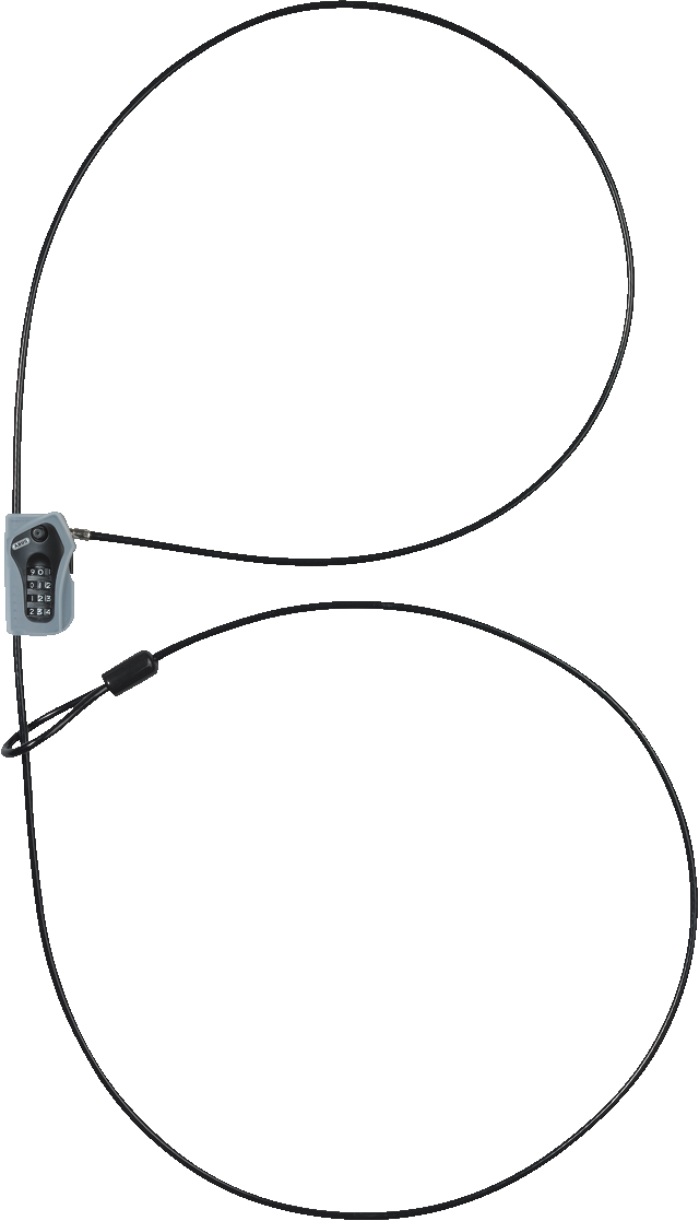 Abus Combiloop 205/200 black Schwarz