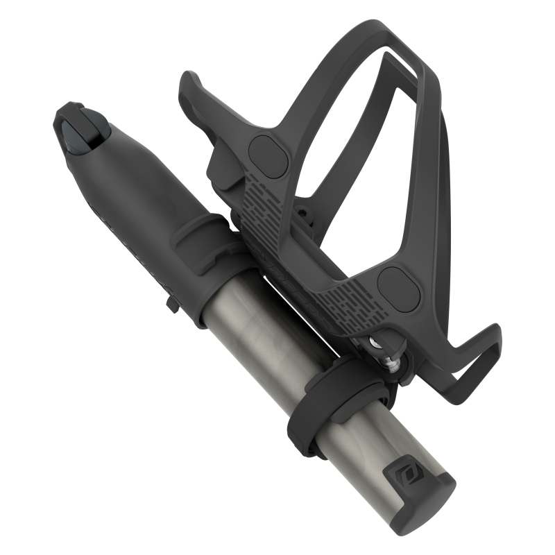 Tailor iS Cage 2.0 HV Flaschenhalter inkl. Mini Werkzeug / Kettenwerkzeug / Pumpe schwarz